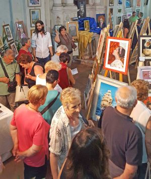 Viterbo - La mostra degli allievi della scuola Next