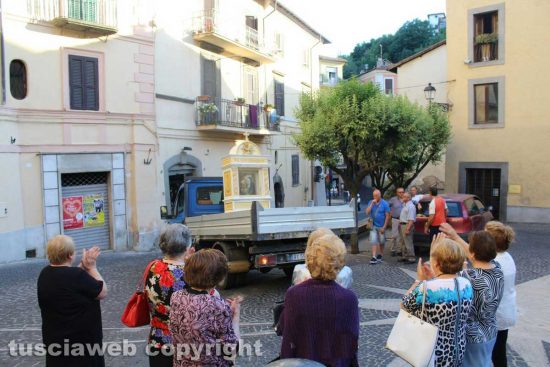 Canepina - L'immagine sacra della "Madonna della Quercia" 