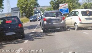 Viterbo - Incidente sulla Cassia Nord