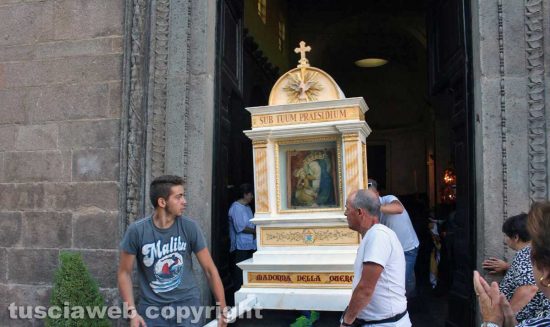 Canepina - L'immagine sacra della "Madonna della Quercia" 