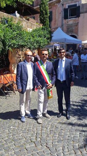 Tuscania - Osvaldo Bevilacqua, Fabio Bartolacci e Daniele Sabatini