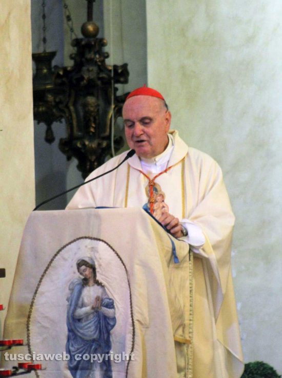 Canepina - Peregrinatio Mariae presieduta dal cardinale Comastri