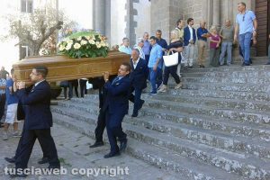 Viterbo - I funerali di Agostino Terri