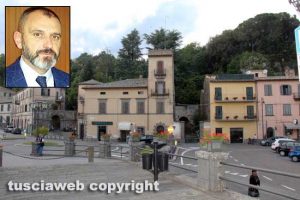 Bagnoregio - Nel riquadro Franco Fiorani