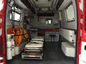 Un'ambulanza