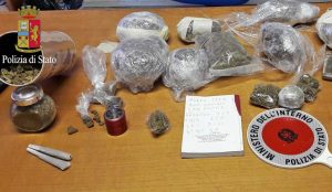 Roma - Polizia - La droga sequestrata