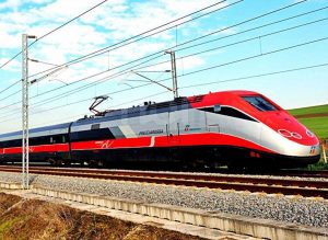 Un treno ad alta velocità