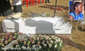 Oriolo Romano - I funerali di Nadia Ouedraogo