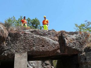 Protezione civile in azione