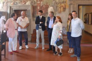 Philippe Daverio in visita a Tarquinia