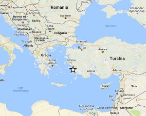 Terremoto nel mar Egeo