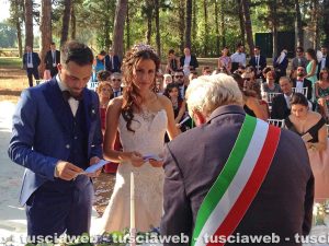 Cristina Pomi e Daniele Zinghinì sposi