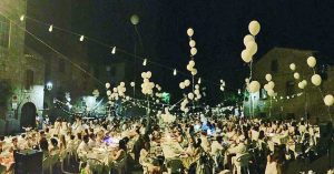 White dinner a Viterbo 