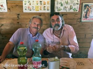 Il pranzo del centrodestra a Tuscania - Sergio Insogna con Paolo Barbieri