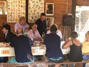 Il pranzo del centrodestra a Tuscania