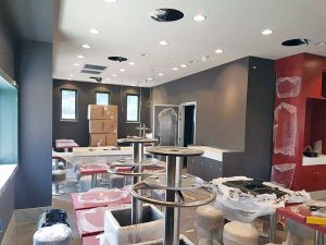 Viterbo - KFC - Lavori in corso per l'apertura del fast food