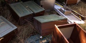 Ussita - Quel che resta dei mobili di casa della signora Lusciana Santi