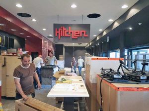Viterbo - KFC - Lavori in corso per l'apertura del fast food