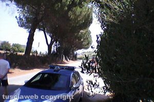 Tarquinia - Sterpaglie in fiamme