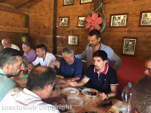 Il pranzo del centrodestra a Tuscania