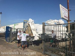 Viterbo - Santa Rosa - Gloria sui camion