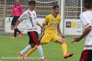 Sport - Calcio - Jefferson e Paolo De Cristofaro nel derby tra Viterbese e Flaminia