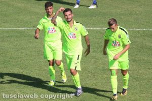 Sport - Calcio - Viterbese - L'esultanza di Loris Tortori