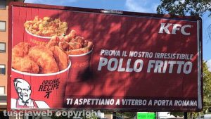 La pubblicità di KCF