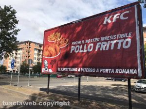La pubblicità di KCF
