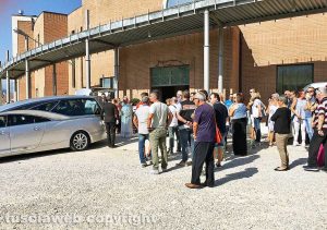 Terni - I funerali di Stefano Gambini