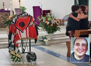 Terni - I funerali di Stefano Gambini