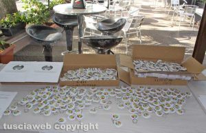 I gettoni - gadget di Unione per la Tuscia