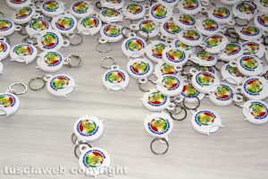 I gettoni - gadget di Unione per la Tuscia