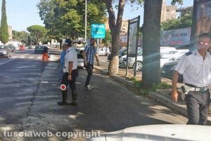 Viterbo - La macchia d'olio tra via Genova e viale Capocci