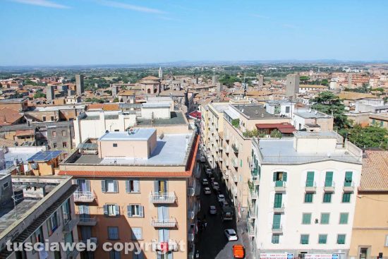 Viterbo vista dall'alto