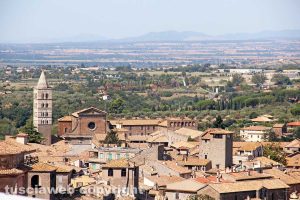 Viterbo - Il centro storico dall'alto