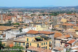 Viterbo vista dall'alto