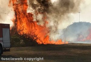 Un incendio