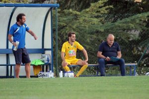 Sport - Calcio - Viterbese - L'allenatore Valerio Bertotto con la squadra