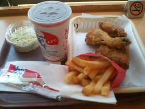 Kentucky Fried Chicken - Un menu