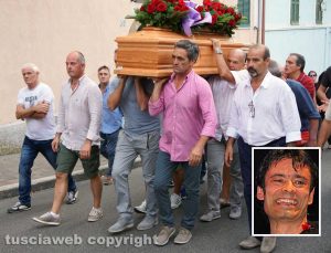 Farnese - I funerali di Massimo Stendardi