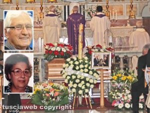 Vetralla - I funerali Luciano Di Gregorio e Luigina Graziani