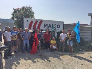 Orte - I lavoratori della Maico in protesta