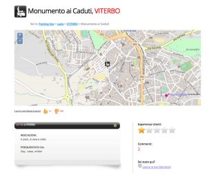 Car parking sex - Monumento ai caduti