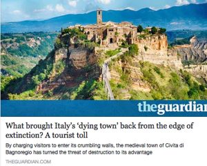 Civita di Bagnoregio su The Guardian
