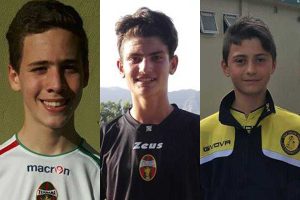 Sport - Calcio - Calcio Tuscia - Alessandro Pompei, Leonardo Fimiani e Francesco Mecarini