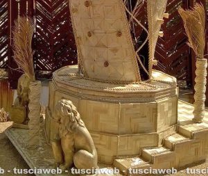 La macchina di santa Rosa in grano