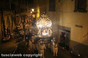 Canepina - La processione della Madonna Assunta in cielo
