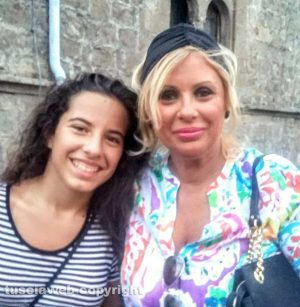 Viterbo - Tina Cipollari alle cene dei facchini