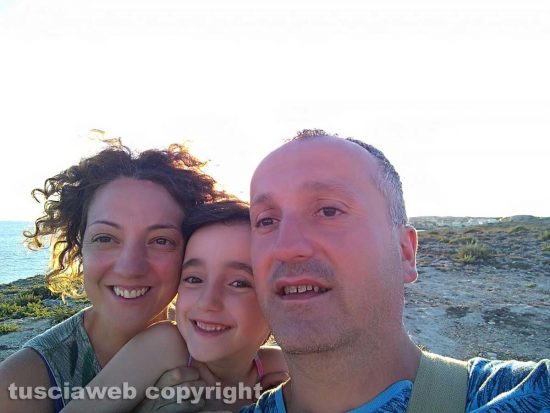 La famiglia De Nicolo in vacanza a Lampedusa